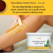 GiGi Brazilian Waxing Kit for Women with Hair Removal Wax, Wax Warmer, Hard Wax and Skin Soothing Oils