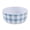 Blue, variant on Bone Dry Gingham Melamine Single Pet Bowl Non-Slip Dog & Cat Food Bowl