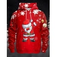 thumbnail image 4 of Sudadera con capucha divertida para hombre, con estampado 3D, temática navideña, con cordón, ropa deportiva, camisetas de manga larga, ropa informal para hombre, 4 of 5