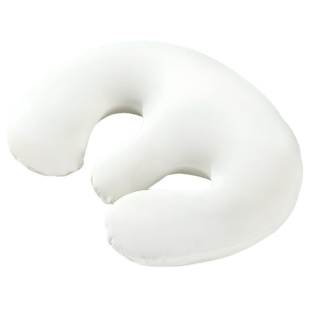 Almohada de pecho portátil para masaje de pecho, almohada de apoyo para el pecho, mesa de masaje Blanco