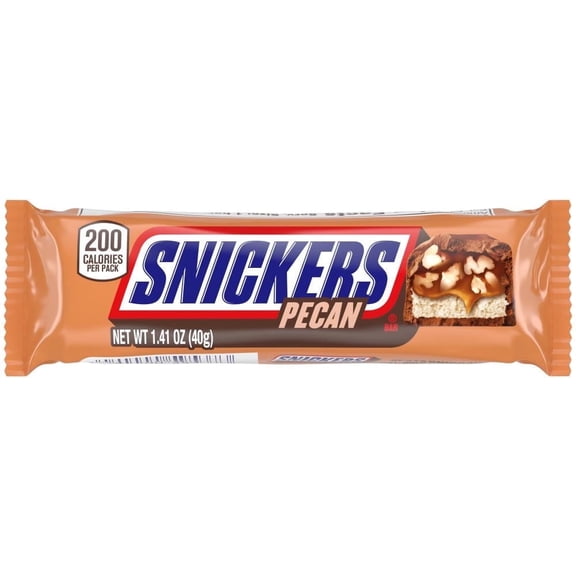 Snickers Milk Chocolate Bar Share Size Pecan 2.82 oz Pack of 2