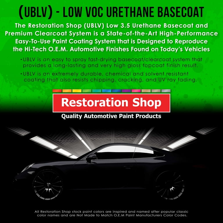  Restoration Shop - Classic White Acrylic Urethane Auto
