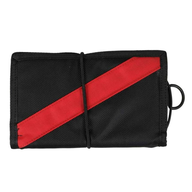 Soidarity Bloc de notas subacuático impermeable ajustable sumergible cuaderno pequeño reutilizable comunicación buceo agua al aire libre Deportes acuáticos negro rojo Soidarity OD030909-02B