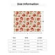 thumbnail image 5 of Balery Strawberries Manta de Franela con Dibujo, Lujo Ultra Suave y Cálido, Antipelusa y Resistente a las Arrugas para Cama, Sofá, Camping -50"x40", 5 of 6
