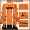 thumbnail image 6 of Joyway 2-Piece Travel Backpack Set Airline-Approved Waterproof Carry-On Luggage with USB Charging Port Comfortable Straps & Matching Toiletry Bag, 6 of 11