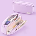 thumbnail image 5 of Pencil Cases for Adults, Tyeign Large Capacity Pencil Case Pen Organizer Canvas Pencil Bag with Handle office for Teen teens Pencil Boxes Pencil Bag Pencil Pouch Big Pencil Pouch with Supplies, 5 of 5