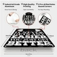 thumbnail image 2 of Fitness Motivational Metal Sign IT Never Gets Easier You Just Get Better 8x12 Inch Aluminum Poster Gym Wall Art Decor for Home Garage Man Cave Workout Room Office Bar Cafe, 2 of 8