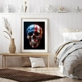 thumbnail image 6 of Diamond Art Kit for Adults, Red White Blue Skull Stitches Diamond Painting for Adults Beginners, 5D DIY Diamond Art Painting Kits, Colorful Diamond Painting Craft for Home Decor 12x16, 6 of 7