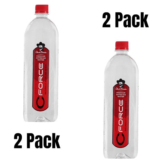 Cforce Artesian Water 1 Liter 33.8 fl oz, Pack of 2