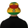 thumbnail image 6 of Unisex Vintage Bolivian Flag Bucket Hat Fisherman Cap Reversible Travel Sunhat With Reflective Stripe, 6 of 7