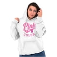 thumbnail image 4 of My Color Pink Breast Cancer Awareness Hoodie Sweatshirt Women Brisco Brands L, 4 of 6