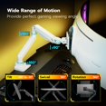 thumbnail image 4 of Soporte de monitor ARES WING Single con A/C USB para pantallas Ultrawide de 17 a 49 pulgadas, 4 of 8