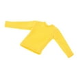 thumbnail image 4 of 1/12 Scale Miniature Long Sleeve T Shirt Figure Doll Clothes Casual Handmade Outfit Costume for 6 inch Figures Body Clothing Yellow, 4 of 8