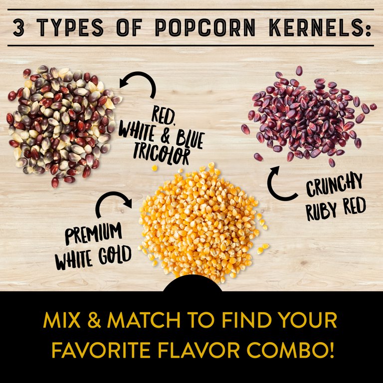 Urban Accents, Movie Night Popcorn Gift Set, Kernels & Seasonings