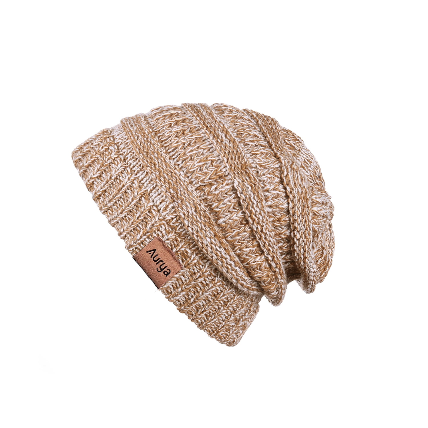 winter cable knit hat