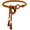 Brown, variant on Women's Tassel Braided Waist Belt, Skinny Woven Belt for Dress Waist Belt Rope Chain with Woven Wooden Beads