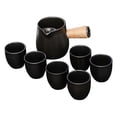 thumbnail image 2 of Tetera de cerámica duradera de 500 ml con colador para cocina de camping. con 6 tazas, 2 of 9