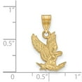 thumbnail image 2 of Real 14kt Yellow Gold LogoArt United States Air Force Academy Medium Pendant; for Adults and Teens; for Women and Men, 2 of 2