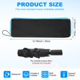 thumbnail image 3 of Uxcell 1-Pack Wet Umbrellas Bags, 13.8x4.7 Inch Portable Waterproof Oxford Cloth Reversible Folding Umbrellas Sleeve Cover [Sky Blue], 3 of 7