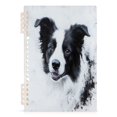 thumbnail image 2 of WOBOGO Cute Border Collie Notebook College Horizontal Grid Paper Ink Spill Resistant Water Resistant Cover 8.3x5.7x0.4in, 2 of 8