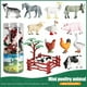 thumbnail image 1 of 12 juegos de simulación colorida de aves de corral y animales pequeños, modelo de traje, adornos Wmkox8yii shdjk7127, 1 of 1