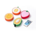 thumbnail image 2 of 1Pc/4Pcs Fruit Shape Sponge Scouring Pad Cleaning Cloth Removing Stains Sponge Kitchen Tools No.02, 2 of 6