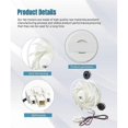 thumbnail image 3 of ZWF-30-3 Refrigerator Evaporator Fan Motor for Refrigerator Cooling Fan Motor Replacement Parts DC12V 2.5W, 3 of 5