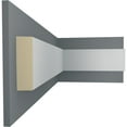 thumbnail image 5 of Ekena Millwork 3 1/4"H x 1"P x 94 1/2"L Flat Trim Moulding (2-Pack), 5 of 6