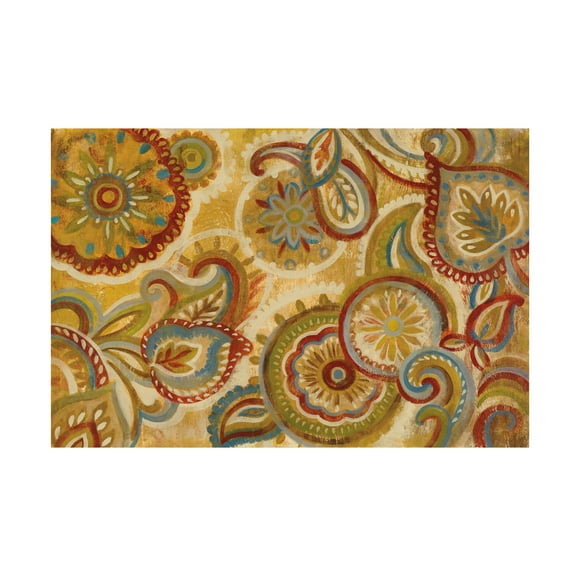 Trademark Fine Art 'Mandala and Paisley' Canvas Art by Silvia Vassileva