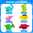 thumbnail image 5 of TOY Life 6 Pcs Dinosaur Light Up Bath Toys for Toddlers 3 4 5 6, Kids Bath Toys, Toddler Bath Toys Age 3-4, Bath Tub Toys 3-4, 6 Packs Rubber Animals Bath Toys, Fun Bath Toys for Girls Boys Baby, 5 of 8