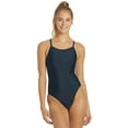 thumbnail image 4 of iSwim Essential Solid Thin Strap One Piece Swimsuit, High Cut, Unpadded (Women’s), 4 of 10