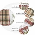 thumbnail image 6 of Buffalo Plaid Waterproof Fabric Shower Curtain,Modern Farmhouse Colorful Checkered Waterproof Fabric Shower Curtain for Bathroom Curtains Bathtubs Hotel Shower Curtains with 12 Hooks Standard 72x72, 6 of 8