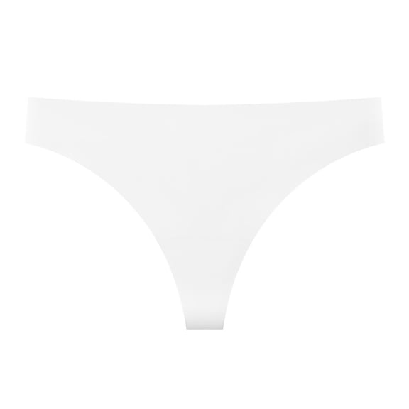 uikmnh Women's Low Waist Seamless Ice Silk Bikini Thong Soft Breathable Comfort Panties Size:XL