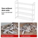 thumbnail image 4 of Injueey Estante organizador de zapatos de 4 capas, estante de almacenamiento de zapatos apilable de múltiples capas para la puerta de la sala de Almacenamiento y organización del hogar No.01 Injueey HA003466-01, 4 of 6