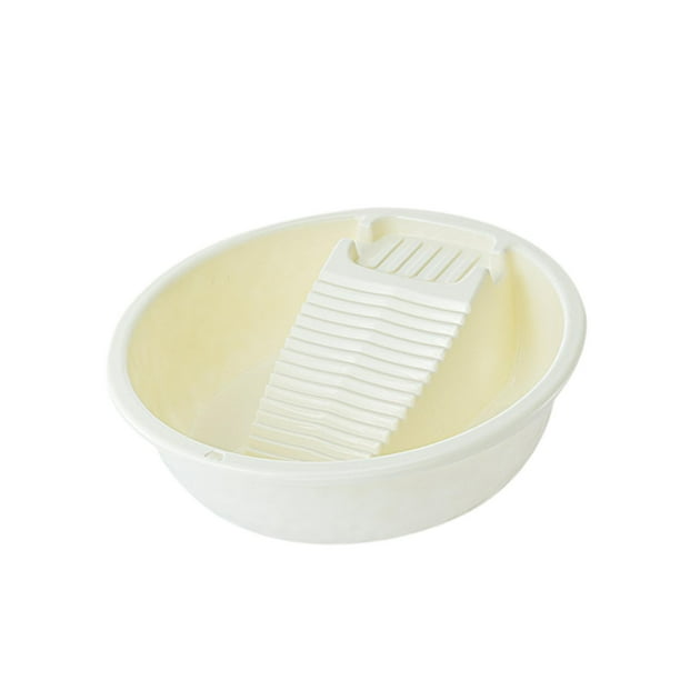 Lavabo para ropa de bebé Lavabo para ropa de bebé Elimina la suciedad y las manchas con función integrada Beige redondo