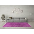 thumbnail image 3 of Ahgly Company Indoor Rectangle Abstract Purple Modern Area Rugs, 5' x 8', 3 of 4