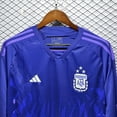 thumbnail image 3 of Jersey Argentina | Camisa Morada De Manga Larga De Visitante 2023 Con " Alta Calidad ", 3 of 3