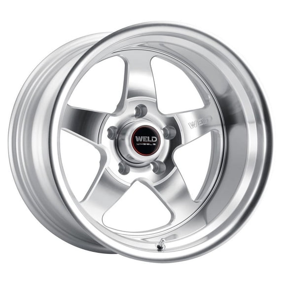 20x10.5 WELD Performance RF Ventura Gloss Silver Machined Wheel 5x115 (20mm)