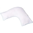 thumbnail image 2 of L  Pillow Case ver - 2 Pack Boomerang Body Pillow ver with Eyeglass Pouch (White), 2 of 6