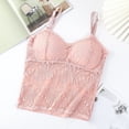 thumbnail image 5 of YFNNUP Women's Tank Top Lace V Neck Camisole Adjustable Spaghetti Strap Cami Shirt Summer Tunic Sleeveless Tanks Tops Pink XXXL, 5 of 7