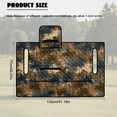 thumbnail image 5 of Psesaysky Universal Golf Cart Seat Covers for Club Car, Foldable, Washable, Tropical, Non-Slip Seat Towel Blanket with 4 Pockets for Golf Lovers, Brown Palm Trees, 5 of 8