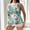 Pink, variant on 2 Piece Swimwear for Women Tankini Modest Backless Floral Print Hawaiian Bathing Suits