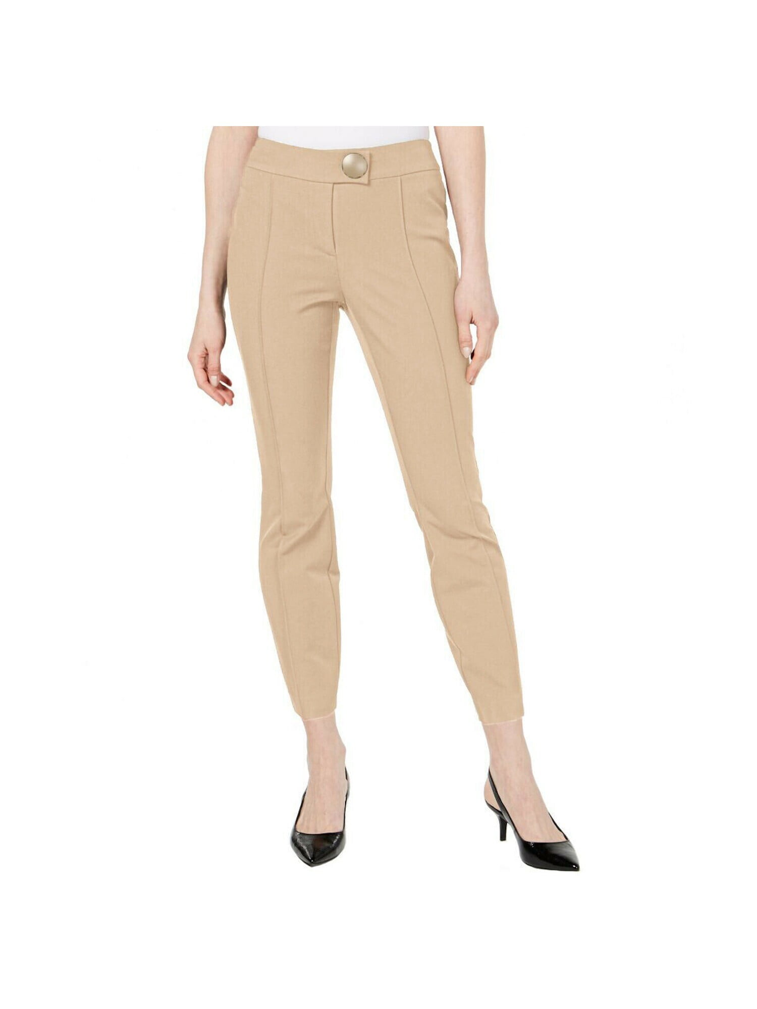 beige skinny pants womens