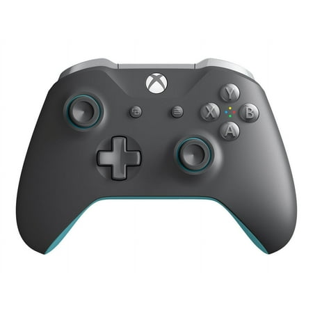 Microsoft Xbox Wireless Controller - Gamepad - wireless - Bluetooth - gray, blue - for PC, Microsoft Xbox One, Microsoft Xbox One S, Microsoft Xbox One X