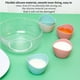 thumbnail image 4 of Juego De Tazas Medidoras De Silicona Para Cocina, 6 Uds., 100Ml, Sin Bpa, Tazas Mezcladoras Para Hornear Diy, Herramientas Para Hornear En La Cocina Del Hogar, Azul, Rosa Y Gris Noticed HA015705-00, 4 of 7
