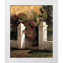 Romeu, Poch 20x24 White Modern Wood Framed Museum Art Print Titled - Jardi Colonial