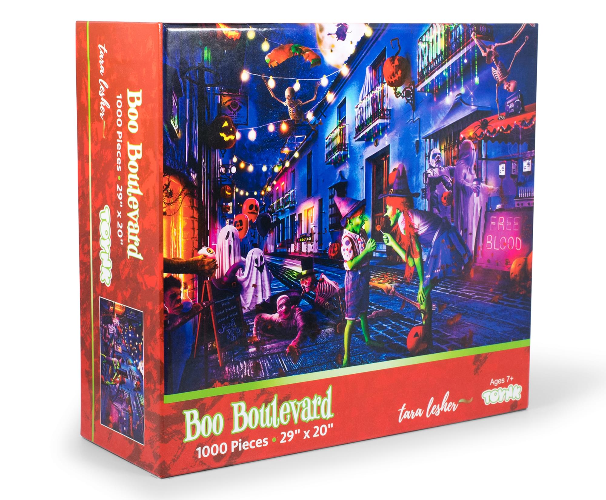 Boo Boulevard Halloween Puzzle by Tara Lesher | 1000 Piece Jigsaw Puzzle - image 2 of 7