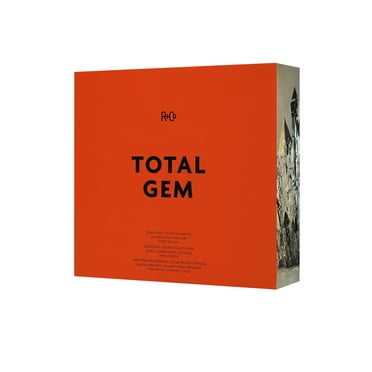R Co Total Gem Kit including GEMSTONE Pre-Shampoo Color Protect Masque, GEMSTONE Color Shampoo, GEMSTONE Color Conditioner, 3 piece ($107 Value)