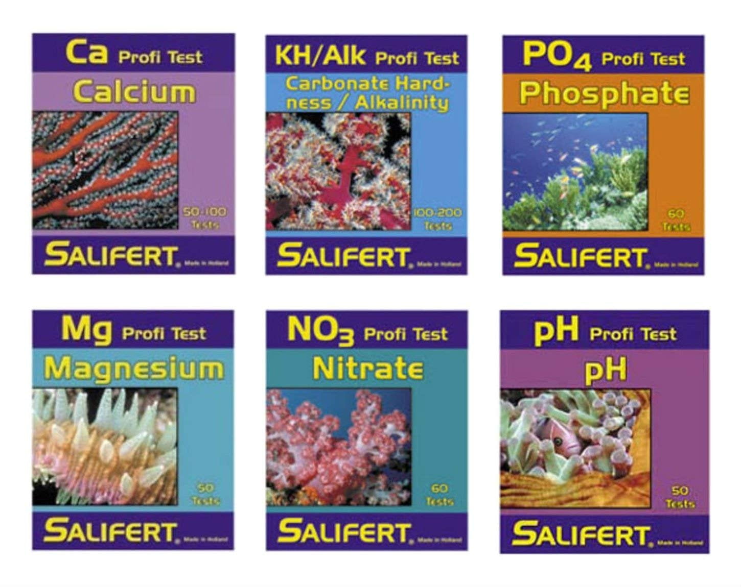 Salifert Master Reef Testing Combo Kit Saltwater Aquariums - Walmart.com