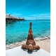thumbnail image 3 of Womens 5.5 Inches Big Bowknot Straw Hat Large Floppy Foldable Roll up Beach Cap Sun Hat UPF 50+, 3 of 5